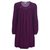 Diane Von Furstenberg Beres metal embelished dress Purple Viscose Rayon  ref.112022
