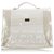 Hermès Bolso de vinilo kelly Blanco Plástico  ref.112091