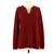 The Kooples Sweater Dark red Wool  ref.112523