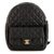 Chanel Leather Backpack Black  ref.112626