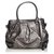 Burberry Leather Satchel Silvery  ref.112883