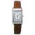 Jaeger Lecoultre "Reverso" watch in steel on leather.  ref.113038