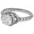 Chaumet ring, "Love Links", Platinum, diamond 0,72 carat.  ref.113051