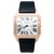 Cartier watch "Santos-Dumont" model in pink gold on leather.  ref.113053