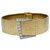 inconnue Two gold and diamond belt bracelet. White gold Yellow gold  ref.113083