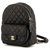 Chanel Leather Backpack Black  ref.113100