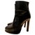 Zara ankle boots with black leather Lambskin  ref.113360