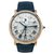 Reloj Cartier "Rotonde" en oro rosa y cuero..  ref.113465