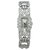 inconnue White gold Art Deco watch, platinum and diamonds.  ref.113496