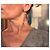 Ginette Ny Ellipse-Ohrringe Pink - Ansicht 4