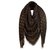 Louis Vuitton Monogram Scarf Brown Silk  ref.113632