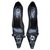 Dior Heels Black Leather  ref.113796
