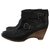 Vanessa Bruno wedge ankle boots Black Leather  ref.113916