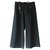 Yohji Yamamoto Pants, leggings Black Wool  ref.113936
