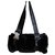 CHANEL Boston faux fur bag Black Synthetic  ref.113975