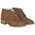 Chanel Lace ups Bege Couro  ref.114001