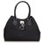 Dior Jacquard Lovely Tote Bag Black Leather Cloth  ref.114050