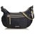 Burberry Nylon Hobo Bag Black Golden Leather Cloth  ref.114085