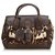 Gucci Leopard gedruckte Pony Hair Handtasche Braun Weiß Roh Leder Rosshaar  ref.114090