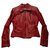 Autre Marque Biker jackets Red Leather  ref.114344