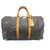 Louis Vuitton keepall 50 Monogram Brown Leather  ref.114452