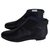 Courreges Ankle Boots Black Leather  ref.114505