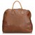 Prada Leather Duffle Bag Brown  ref.114553