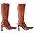 Autre Marque Jewelry boots slightly square ends. Lambskin  ref.114794
