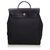 Hermès Herbag Backpack Black Leather Cloth Pony-style calfskin Cloth  ref.114984