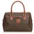 Céline Macadam Handbag Brown Leather Plastic  ref.115005