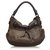 Burberry Leather Handbag Brown Dark brown  ref.115010