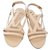 Louis Vuitton sandali Beige Pelle verniciata  ref.115073