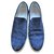 TOD'S MEN'S SUEDE LOAFERS Blue  ref.115109
