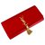 Bolsa de Pompom Kate en cuero rojo Saint Laurent Roja  ref.115136