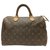 Louis Vuitton Speedy 30 Brown Cloth  ref.115252