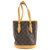 Louis Vuitton Bucket PM Brown Cloth  ref.115261