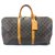 Louis Vuitton keepall 50 Monogram Brown Leather  ref.115292