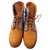 Timberland Bottines Cuir Moutarde  ref.115334