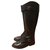 Chanel Riding boot Black Leather  ref.115406