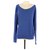Sandro Sweater Navy blue Cotton  ref.115422