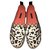 Espadrilles von Louis Vuitton Leopardenprint Leinwand  ref.115444