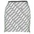 Versace die Röcke Schwarz Weiß Baumwolle  ref.115523