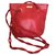 Lancel Handbags Red Lambskin  ref.115539
