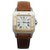 Cartier "Santos" watch in yellow gold and steel on leather.  ref.115566