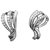 lined Boucheron clip, "Node" in platinum, white gold and diamonds.  ref.115694