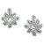Boucles d'oreilles Tiffany & Co,"Fireworks",platine, or blanc, diamants  ref.115699