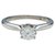 Bague Cartier "1895" en platine, diamant 0,61 carat E/VVS2.  ref.115713