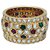 Cartier ring, Nigeria model, In yellow gold, diamants, ruby, sapphires and emeralds.  ref.115729
