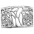 Chanel ring, modello "Camelia", in oro bianco.  ref.115748