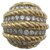 inconnue Large yellow gold dome ring, diamants.  ref.115777